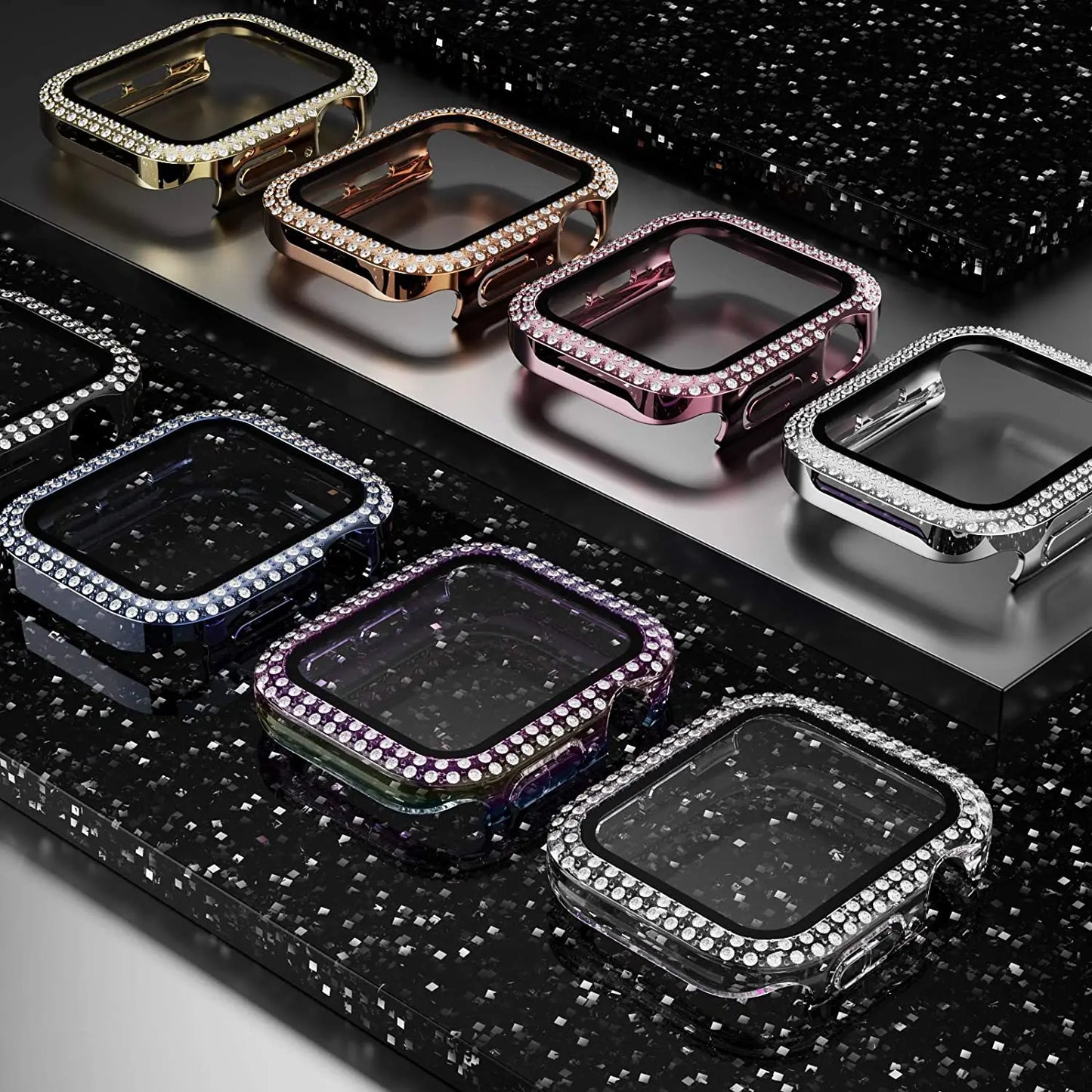 Diamond Apple Watch Glass+cover