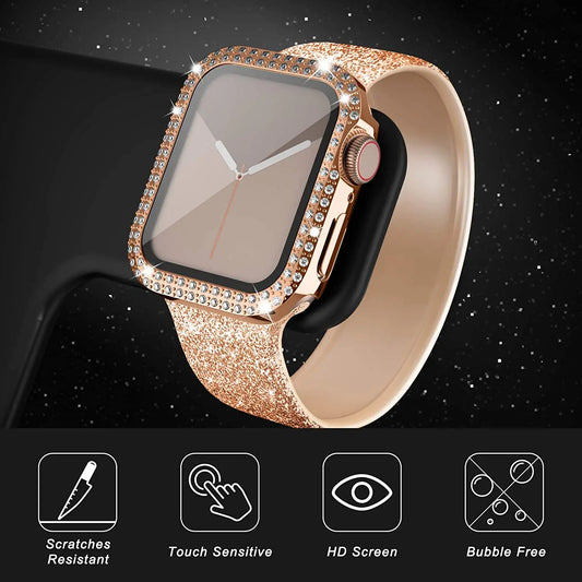 Diamond Apple Watch Glass+cover